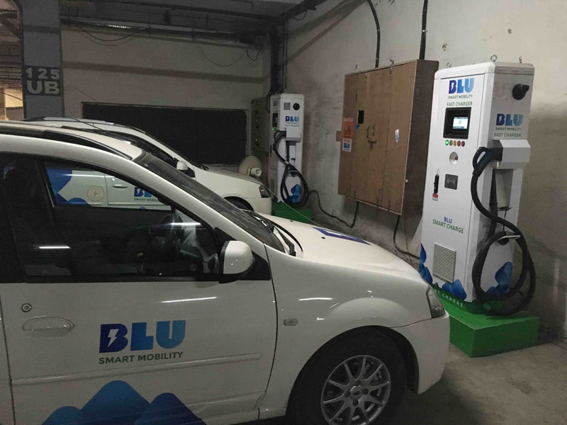 Blu Smart Electric Taxi, Hyundai Kona launch, DC Fast chargers, Solar
